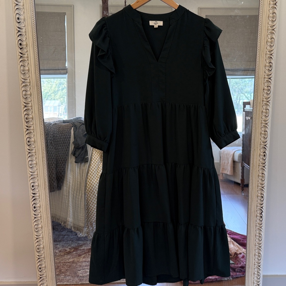 Entro Green midi Dress